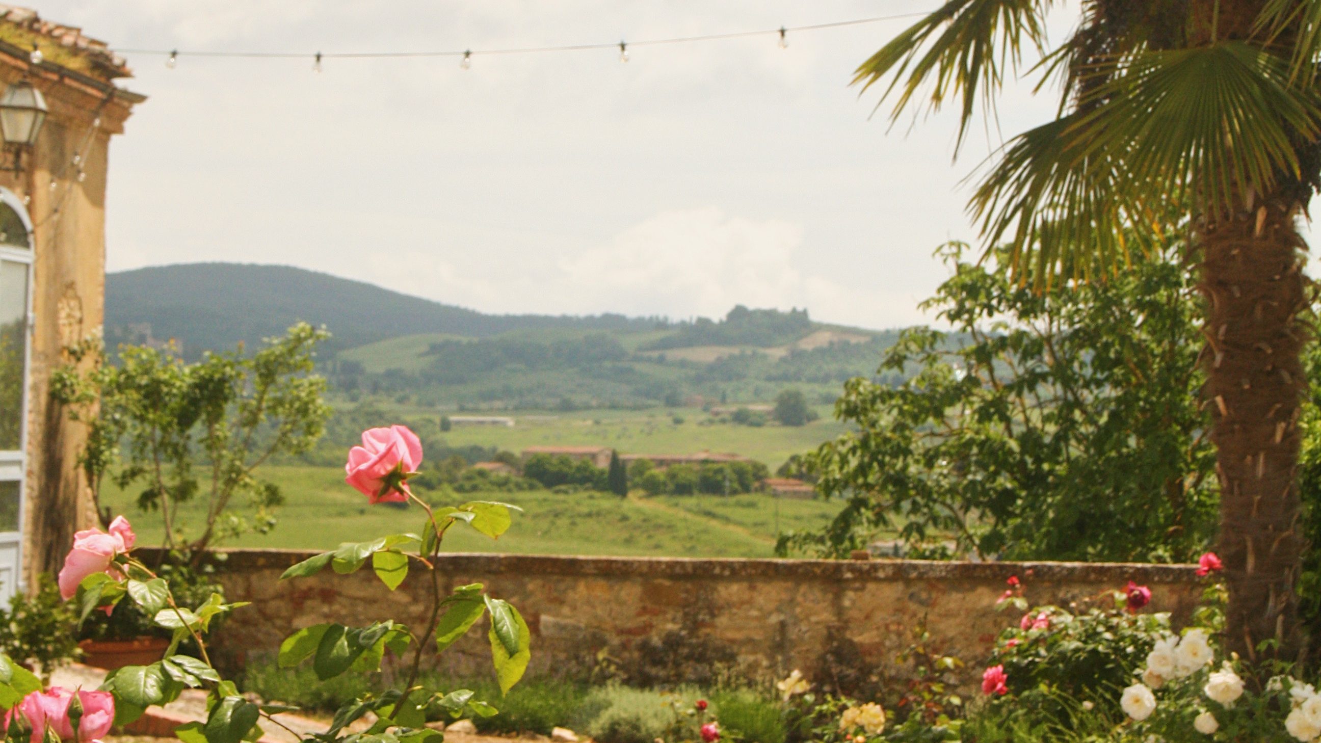 View of Tuscan hills
